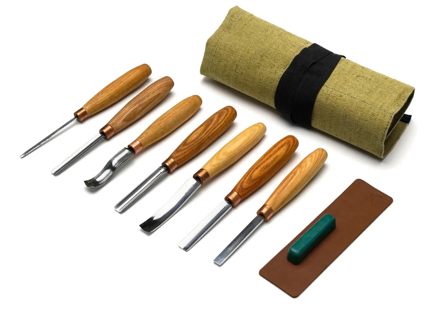 1/7PCS Wood Carving Chisel Knife Hand Tool Set Basic Detailed